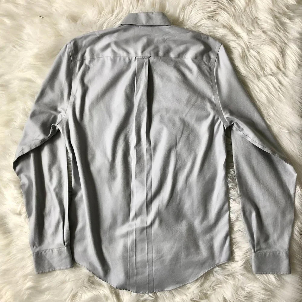 Men's Pronto Uomo 100% Cotton Non Iron Dress Shirt - Picture 3 of 5